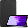 Kepuch Custer Cover per Samsung Galaxy Tab A7 Lite 8.7 T220 T225,PU-Pelle Case Custodia per Samsung Galaxy Tab A7 Lite 8.7 T220 T225 - Nero