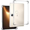 REY Cover in Gel TPU Anti-Shock per OPPO PAD 2 11,61 - PAD 3 11,61, Morbido Silicone Custodie Protettivo Case, Anti-Scratch, Protettiva Sottile Back Cover