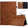 Fancity Custodia per iPad Mini 5 Mini 4, Mini 3 Mini 2 Cover Protettiva, Pelle Intelligente Sveglia/Sonno Custodia con Supporto Slot per Schede Portamatite per iPad Mini 7.9 Pollici, Brown