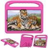 Nikaque Custodia per bambini per Samsung Galaxy Tab S5e 10.5 (2019) SM-T720/T725, in schiuma EVA, leggera, antiurto, resistente, con manico, custodia per tablet per bambini Firendly, rosa