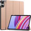 Kepuch Custer Cover per Redmi Pad PRO 12.1 / Xiaomi Poco Pad 2024,PU-Pelle Case Custodia - Rosso Oro