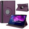 Dlahaby Cover per Lenovo Tab P11 Plus TB-J616 / Tab P11 TB-J606 da 11 pollici, rotazione a 360 gradi in pelle PU con supporto custodia protettiva per Lenovo Tab P11 & Tab P11 Plus, viola