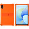 INSOLKIDON Compatibile con Honor Pad X8a 11 Inch NDL-W09 Tablet Custodia protettiva in Silicone Cover con Funzione di Supporto (Orange)