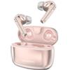 SoundMAGIC T80BT True Wireless Earbuds, ANC Ibrido, HiFi, HD Calls, Rosa | Cancellazione rumore confortevole, audio stereo ricco, vestibilità senza pressione, 25h batteria, IPX5, doppio pairing
