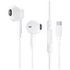 JYmusic Cuffie con Filo Tipo C, Auricolari In-Ear con Filo e Mic Auricolari USB C per Samsung Galaxy A16 A17 A26 A36 A53 A56 5G A35 Z Fold7 6 5 Flip S25 S24 S23 S22 S21 Ultra iPhone 17 15 16