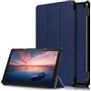 Kepuch Custer Cover per Fire HD 10 2021/10 Plus,PU-Pelle Case Custodia per Fire HD 10 2021/10 Plus - Blu