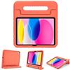 ProCase Custodia iPad A16 11 Generazione 11 Pollici 2025/10 Generazione 10,9 Pollici 2022 per Bambini, Cover Antiurto con Maniglia Convertibile -Arancione