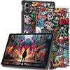 HEISHAYU Custodia per Xiaomi Redmi Pad 2 Pro 12,1 Pollici Tablet 2025, Cover con Auto Sveglia/Sonno, Graffiti