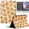 Yimctoie Tablet Cover per Samsung Galaxy Tab S7 FE 12,4 SM-T970/T975/Tab S8+ 2022 SM-X800/X806/Tab S7 Plus, Carino Anime Capybara Modello Cover con Funzione Pelle PU Holder Flip con Antiurto Regolabile Case