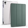 ZORSOME Custodia protettiva completa per Huawei Matepad Air 12 (2024), con supporto posteriore trasparente [portapenne], custodia antiurto con funzione di accensione/spegnimento automatico, verde