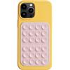 Generic Classic - Supporto adesivo con ventosa in silicone, per selfie e video, per iPhone e Android