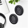 Generic Cuscinetti auricolari di ricambio compatibili con cuffie Bose QuietComfort 35 (QC35) Quiet Comfort 35 II (QC35 ii), con pelle più morbida, schiuma per isolamento acustico, spessore aggiunto (nero)
