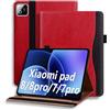 ONETHEFUL Custodia Xiaomi Pad 8/8 Pro 11.2 Pollici 2025 & Xiaomi Pad 7/7 Pro 11.2 Pollici 2024 - Custodia in pelle PU Tablet Case con supporto multiuso, 2 scomparti per carte di credito e custodia per
