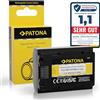 PATONA Batteria per Sony NP-FZ100 FZ100 A7 A9 1600mAh 7.2V | Batteria per Alpha 6600 6700 A6600 A6700 A1 A9II A7III A7IV A7R 7C 7CR 7S 7R FX3 FX30 A7C2 A7R3