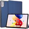 RSAquar Custodia per Xiaomi Redmi Pad 2 Pro 2025 | Redmi Pad Pro 12.1 Zoll 2024 - Cover Trifold Sottile in Pelle PU con Guscio Rigido in PC, Auto Sospensione/Riavvio,Blu Navy