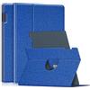 DINGGUAGUA Custodia Compatibile con Remarkable Paper Pro 11.8 Tableta 2024, 360° Girevole-Cover con Portapenne,Blu scuro