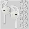 Generic 5 paia di gommini in silicone per auricolari Apple AirPods, antiscivolo, protettivi, anti-goccia, con gancio per le orecchie, per sport, trasparenti