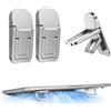 Generic 2 mini supporti per laptop da scrivania, supporto per tastiera portatile per scrivania, accessori da scrivania pieghevoli e invisibili, supporto regolabile per tastiera per computer portatili e tablet