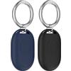 RenSheng 2 Pezzi Custodie Protettive in Silicone Compatibili con Xiaomi Smart Tag, con Portachiavi.Può Essere Attaccato a Valigie, Zaini per Bambini, Chiavi e Animali Domestici.