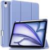 MoKo Custodia Sottile per iPad Air 11, iPad Air 5a/4a Gen, Lavanda Viola | Con Soporte de Lápiz, per iPad Air M4/M3/M2 Custodia, Cubierta Trasera Rígida de PC, Trifold, Auto Sveglia/Sonno