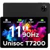 DOOGEETab Tab A9+ Android 16 Tablet 11 Pollici, Unisoc T7200 Octa Core, 8580mAh, 90Hz-1080P, Gemini AI,20GBRAM+64GB/2TB TF, 13MP+5MP, Tablet Gaming, WiFi 5/OTG/Face ID/Widevine L1/GPS-Nero