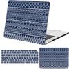 FFBOFFC Custodia per MacBook Pro 13 A1278 (versione con CD-ROM), Blu navy vintage | 2012-2008, Custodia rigida in plastica resistente alle crepe con grafica premium e pellicola protettiva per tastiera