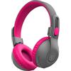JLab JBuddies Studio 2 Cuffie wireless per bambini - Bluetooth, Rosa | Bluetooth, volume limitato, microfono, autonomia 65+ ore, isolamento acustico, modalità condivisione e cablata