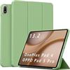 MGUEIAO Cover Compatibile con OnePlus Pad 4 13.2, Custodia in Pelle PU Ultrasottile con Supporto Trifold, Retro in TPU Morbido, Antiurto - Matcha Green