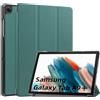 Kepuch Custer Cover per Samsung Galaxy Tab A9+ 11 X210 X216 X218,A11+ X230 X235,PU-Pelle Case Custodia - Verde