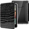 MoKo Custodia per Kindle Paperwhite 12a Gen & Colorsoft 2024,Ner Cocco | Cover Leggera con per eBook Reader in TPU Morbido Auto Sveglia/Sonno