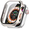 Generic Custodia per Apple Watch 11, 42 mm, 46 mm, in vetro temperato, in policarbonato ultra sottile, per Apple Watch 11 (luce stellata, 42 mm)