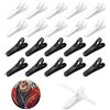 Aipaide 20 PCS Clip per Filo per Cuffie Clip per Cavo per Cuffie Clip per Supporto per Cuffie (Bianco e Nero)