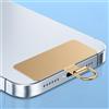Generic Cordino universale in metallo per cellulare, ultra sottile, in acciaio inox, parte di ricambio (oro)
