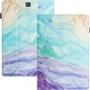 LSPCASA Protettiva Case Per Samsung Galaxy Tab S2 9.7 Pollici PU+TPU Materiale Cover Tablet Samsung Galaxy Tab S2 Con Slot Per Carte Custodia Tablet Samsung Galaxy Tab S2 pittura ad olio