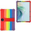 AKNICI Custodia Silicone per TCL TAB 11 Gen 2 / TCL TAB 11 FE Tablet 11 Pollici, Protettiva Cover con Supporto Integrato per TCL TAB 11 Gen 2 / TCL TAB 11 FE Tablet 11 Pollici, Arcobaleno