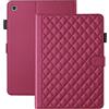 Vaitasy Custodia per Samsung Galaxy Tab S6 Lite 10.4 Pollici 2024/2022/2020 Business Pelle PU Tablet Cover per Galaxy Tab S6 Lite con Portafolio Supporto Funzione Rosso