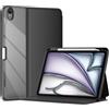 ProCase Cover iPad Air 11 Pollici M3/M2 2025/2024 con Portapenna, Custodia iPad Air 11 [Modello: A3266 A3267 A2902 A2903 A2904] Auto Svegliati/Sonno -Nero