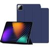 zZjoOoj Custodia Silicone per Xiaomi Pad 7 /Pad 8 /Pad 7 Pro/Pad 8 Pro 11.2 Inch,Cover Smart con Supporto a Tre Pieghe, Auto Sveglia/Sonno (Blue)