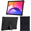 KUSINHOKA Custodia per TCL Tab A1 Plus 12.2 Pollici, Morbido Silicone [Antiurto] Protettiva Cover, Anti-Graffio Protezione Custodia con Funzione di Supporto, Nero
