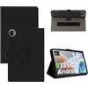 Generisch Custodia per tablet DOOGEE Tab E3 Max 14 pollici Android 15 - Custodia nera con cinturino da polso, supporto pieghevole e protezione anticaduta, design sottile e minimalista