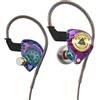 LIXSAZSE AK3 File Wired Auricolari da 3,5 mm Auricolari audio stereo con microfono Chiamate dinamiche Cuffie per smartphone da corsa, Colorato