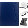 HoYiXi Custodia per 11.8 Pollici reMarkable Paper Pro (2024 Released) - con supporto pieghevole stabile e tasca per penna, reMarkable Paper Pro 11.8" color display Cover,Auto Sleep/Wake,Blu