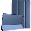 TechDealsUK Custodia per Samsung Tab A8 10,5 Pollici (2021) SM-X200 SM-X205 Smart Cover con Funzione Sleep/Wake Magnetica per Galaxy Tab A8 10.5 (Blu)