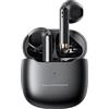 Xmenha Auricolari wireless Bluetooth 5.3 con microfono per allenarsi con cancellazione del rumore blu auricolari bassi profondi TWS auricolari wireless con custodia di ricarica per iPhone Android nero