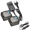 DSTE 2PCS VW-VBG130 Batteria + Caricabatteria Compatibile per Panasonic AG-HMC150 AG-HMC153MC AG-HMC70 AG-HMR10