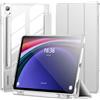 INFILAND Custodia Per Samsung Galaxy TabS10 Lite/S10 FE/S9 FE 5G 10.9 Pollici/Tab S9 11 Pollici Con S Pen, Sottile Custodia Protettiva Trasparente Supporto Auto Wake/Sleep