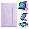 ZORSOME Compatibile con iPad mini 7 (A17 Pro) 2024/Mini 6 2021 8,3 pollici, custodia magnetica sottile e potente, 4 angoli in piedi antiurto con accensione e spegnimento automatico, supporta matita, viola