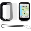 yystao Custodia protettiva per navigatore GPS iGPSPORT BSC500, custodia in silicone yystao con 1 pellicola morbida in PET e 1 cordino, antiurto, impermeabile, antipolvere, nero