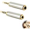 tiyiyok 2 adattatori jack da 2,5 mm a adattatore 3,5 mm, cavo per cuffie da 3,5 mm a 2,5 mm, adattatore audio maschio a femmina, adatto per cuffie, cuffie audio, microfono