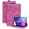 Succtopy Custodia Lenovo Tab M10 3rd Gen 10.1 Pollici 2022,Cover in Pelle PU Flip Portafoglio con Porta Penna,Custodia Protettiva con Slot Card Lenovo Tab M10 3rd Gen 10.1 TB-328FU/TB-328XU,Rosso Rosa